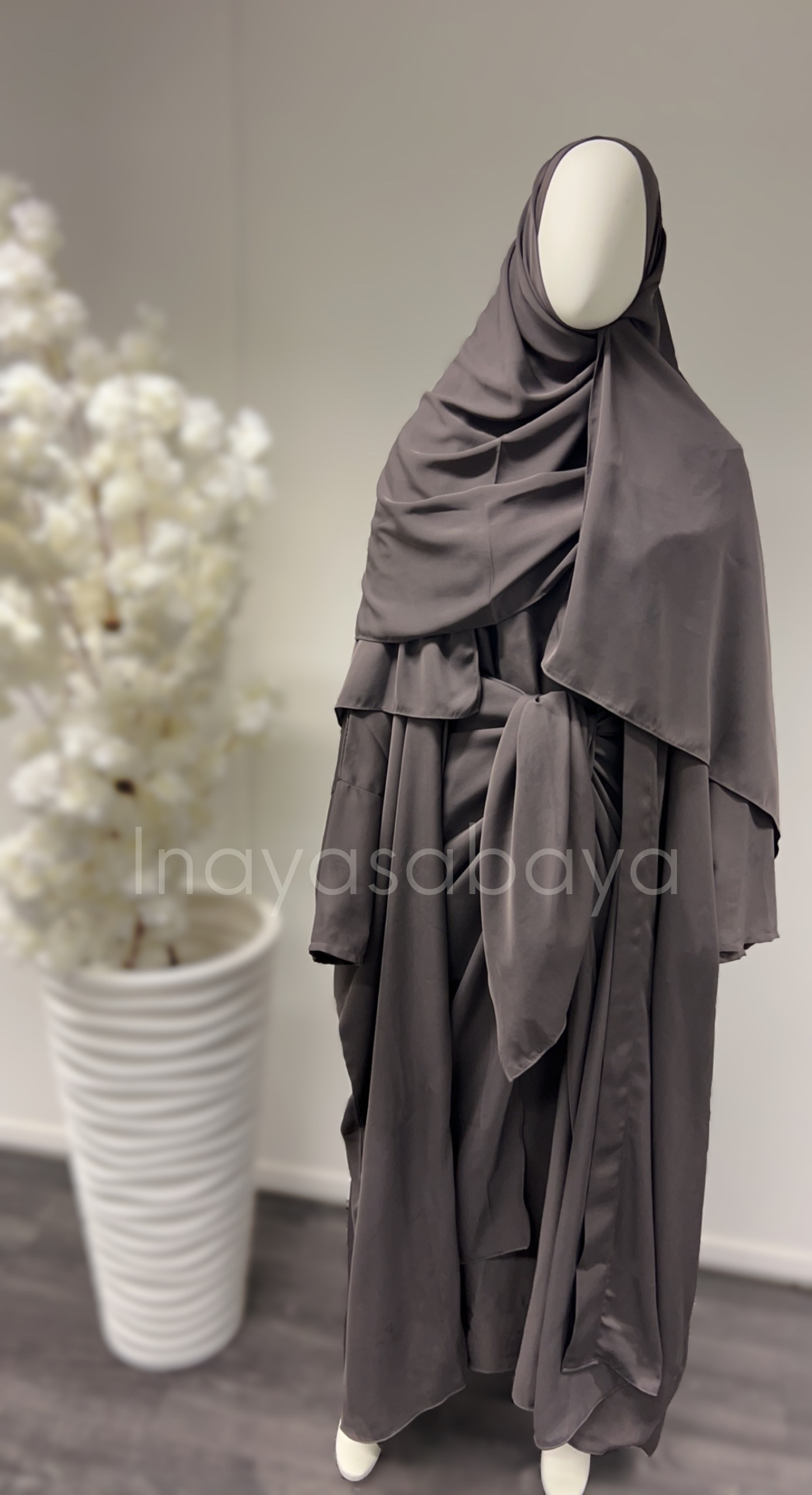 Noor set - Taupe grey